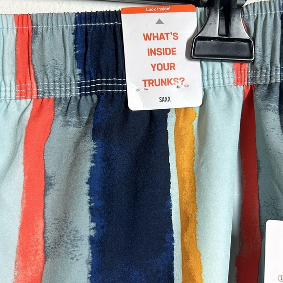 Saxx Oh Buoy 5” 2N1 DropTemp Cooling Liner Ballpark Pouch Swim Trunks Shorts NWT - Picture 10 of 10